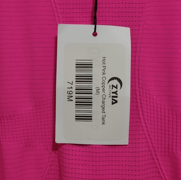 Zyia Hot Pink Tank - Picture 3 of 3